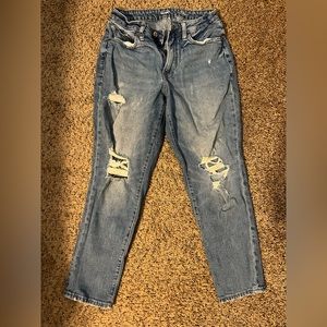Distressed old navy jeans